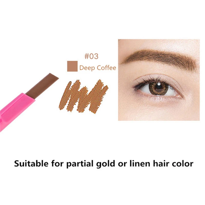 Eyebrow Pencil Powder Pen Waterproof Eye Brow Liner Pencil Shaper Long Lasting Makeup Beauty Tools