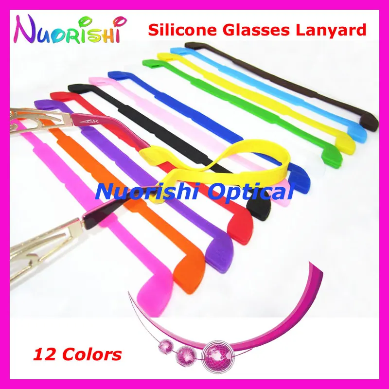 

100pcs L605 12 Colors High Quality Elasticity Silicone Anti-Slip Glasses Eyewear Eyeglass Sunglasses Cords Lanyard Free Shipping
