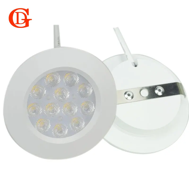 GD 4pcs/sets 3W LED Cabinet Light Dimmable 12VAC/DC LED Puck Light 2835 SMD Under Cabinet LED Lighting With IR Remote Controller