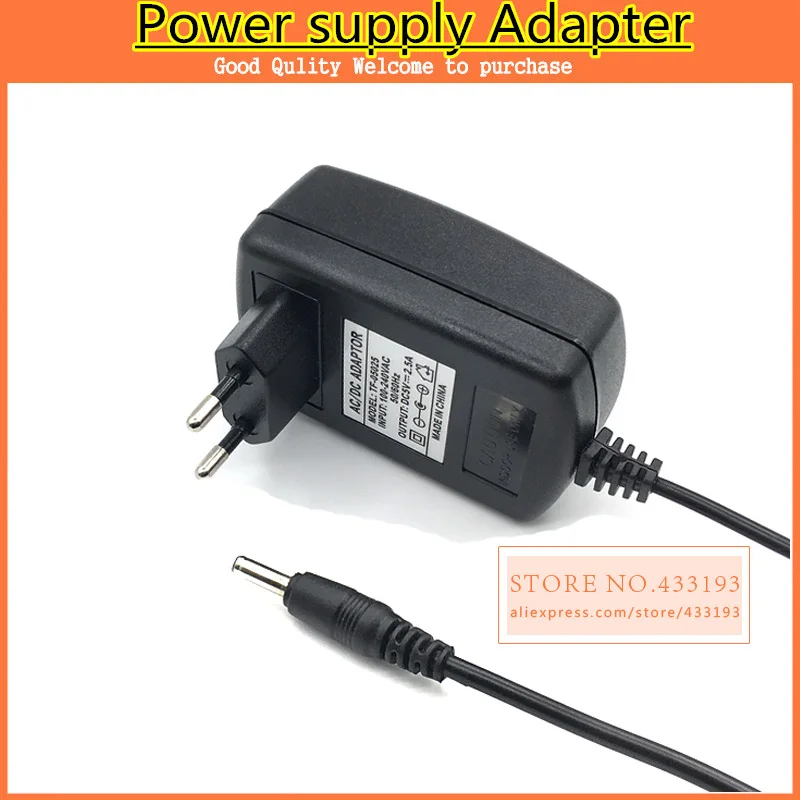 High quality AC 100V-240V Converter IC power Adapter DC 5V 2.5A 2500mA 12.5W Power Supply EU Plug DC 3.5mm x 1.35mm