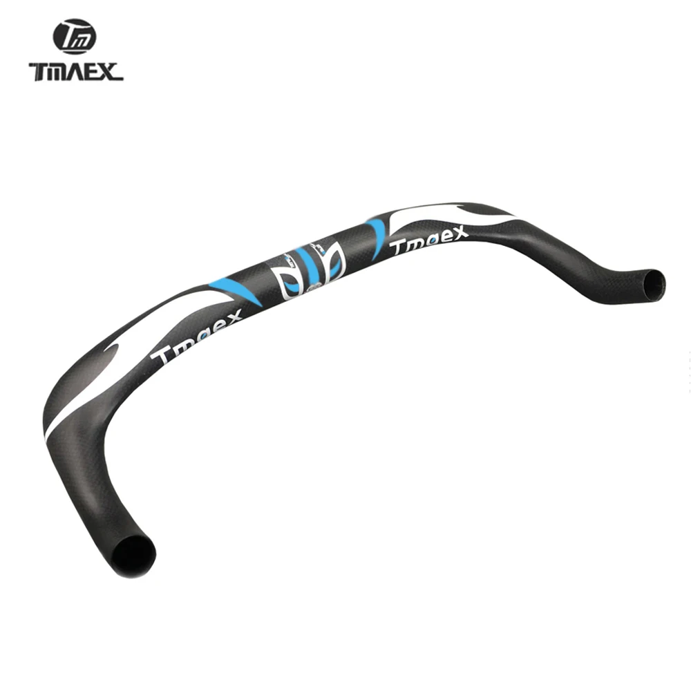 TMAEX Full Carbon Fiber Highway Bike Mountain Bike Ultra-light  TT Main Handle 380/400/420/440mm Ultra-light Carbon Handlebar