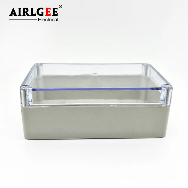 ABS Plastic Dustproof IP65 Joint Outdoor Transparent Cover Waterproof Electrical Junction Box 200x120x56mm