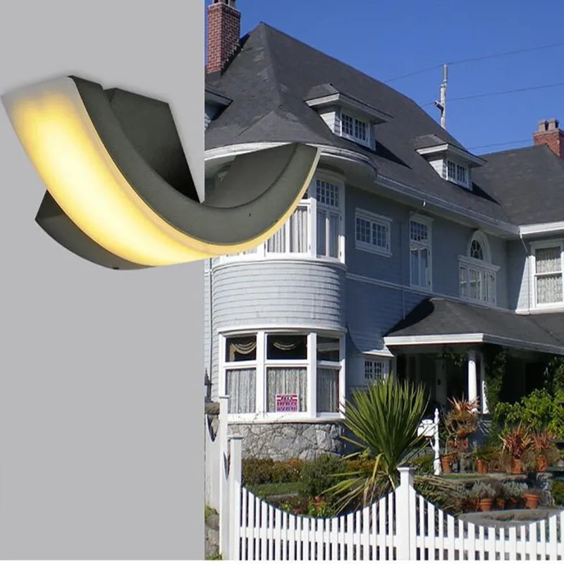 

Wall Light LED Waterproof Garden Light IP65 Outdoor Wall Lamp Surface Wall Mounted Courtyard 8W Led lights AC90-260V Wall Sconce