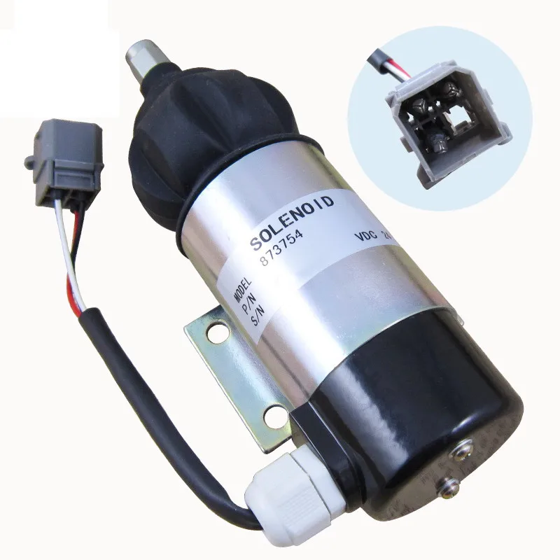 OE52318 24v Fuel Shutdown Solenoid Valve For Perkins 2006 3008 3012 Series Volvo Penta 872825 873754 1830592 872458 881969