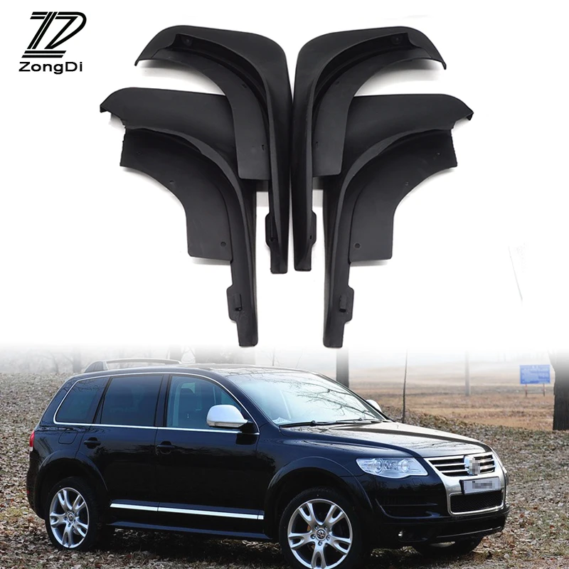 

ZD автомобильные передние и задние брызговики для VW Touareg Mk1 2008 2009 2010 Facelift Volkswagen, Стайлинг автомобиля, 1 комплект, брызговики, аксессуары, крылья