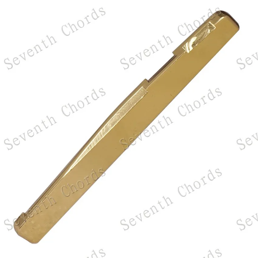 1 Stück Messing-Gitarrensaitenbrücke für Akustikgitarre, Gitarrenteile in Drei Größen Wählbar, Gitarrenzubehör für Musikinstrumente – Detail 2
