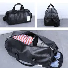Leather Gym Sports Bag Men #4