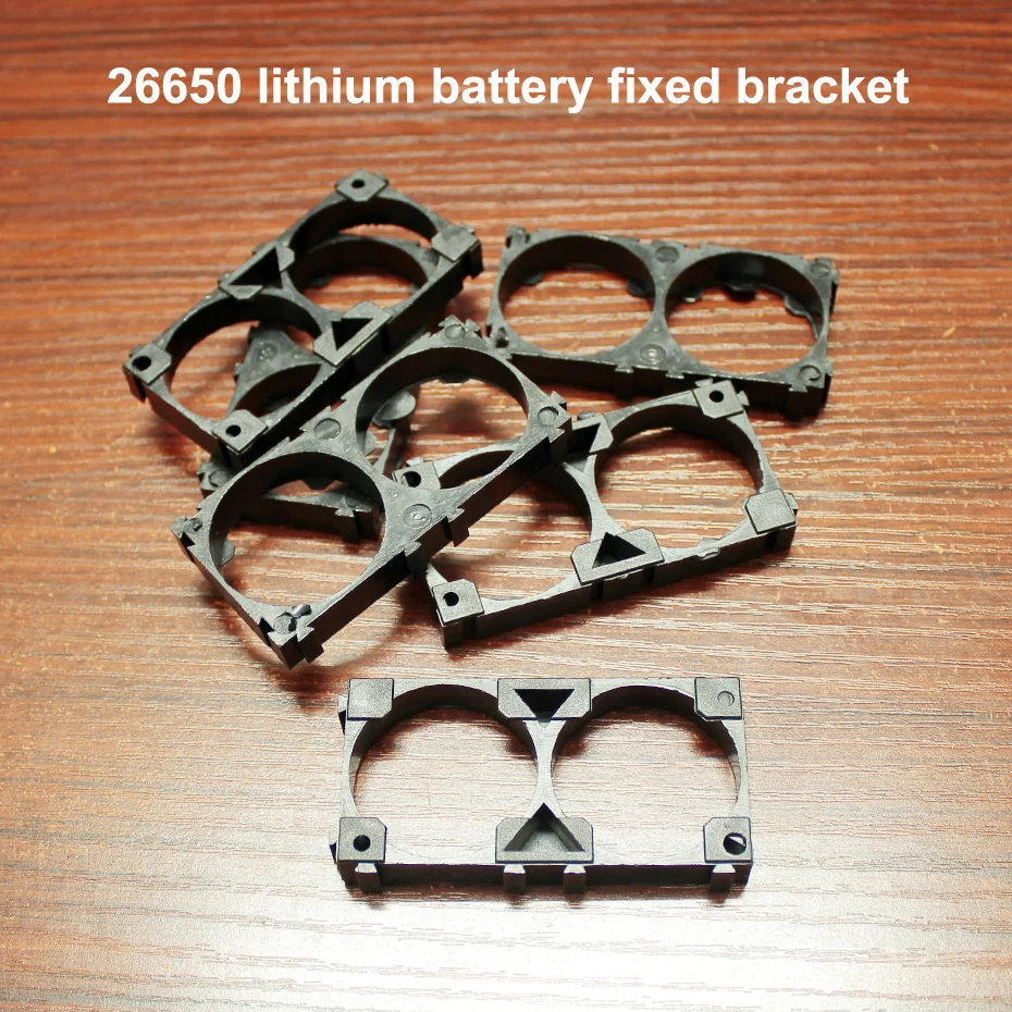 10pcs/lot 26650 lithium battery ABS fire retardant plastic any combination buckle fixing bracket DIY universal assembly bracket