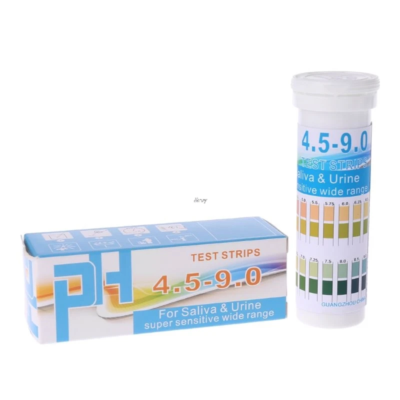 150 Strips Bottled PH Test Paper Range PH 4.5-9.0 For Urine & Saliva Indicator