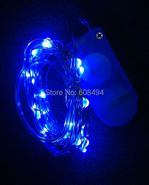 

50pcs/lot battery operated 2m 20LED Fairy String Light micro led moon vane Lamp f/Xmas Christmas valentine Party Wedding decor