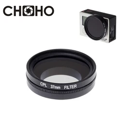 37mm CPL Circular Polarizer Filter + Alloy Adapter Ring + Lens Cap filtor Protector for Gopro 3 3+ 4 Camera accessories