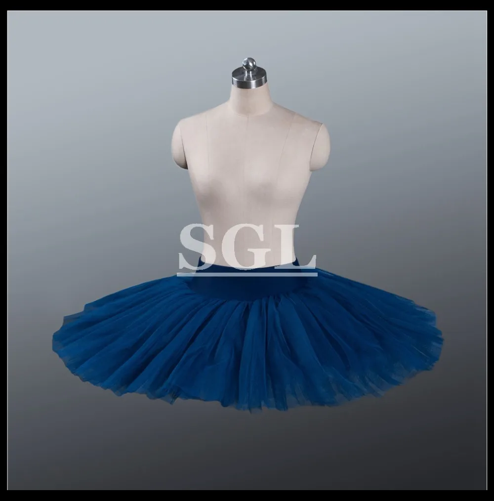 Free Shipping Ballet Rehearsal Half Tutu Skirt With Pants Various Colors Child/Adult Size Stitched Ballet Pancake For Sale H1005