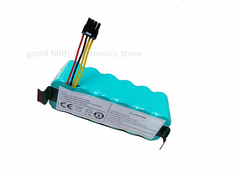 Battery for Kitfort KT504 Haier T322 T321 T320 T325/Panda X500 X580/Ecovacs Mirror CR120/Dibea X500 X580 Robotic Vacuum