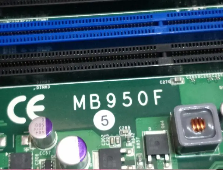 MB950F 100% OK Original IPC Mainboard ATX Industrial Motherboard LGA1156 4*PCI ISA PCIE Q57 With CPU RAM