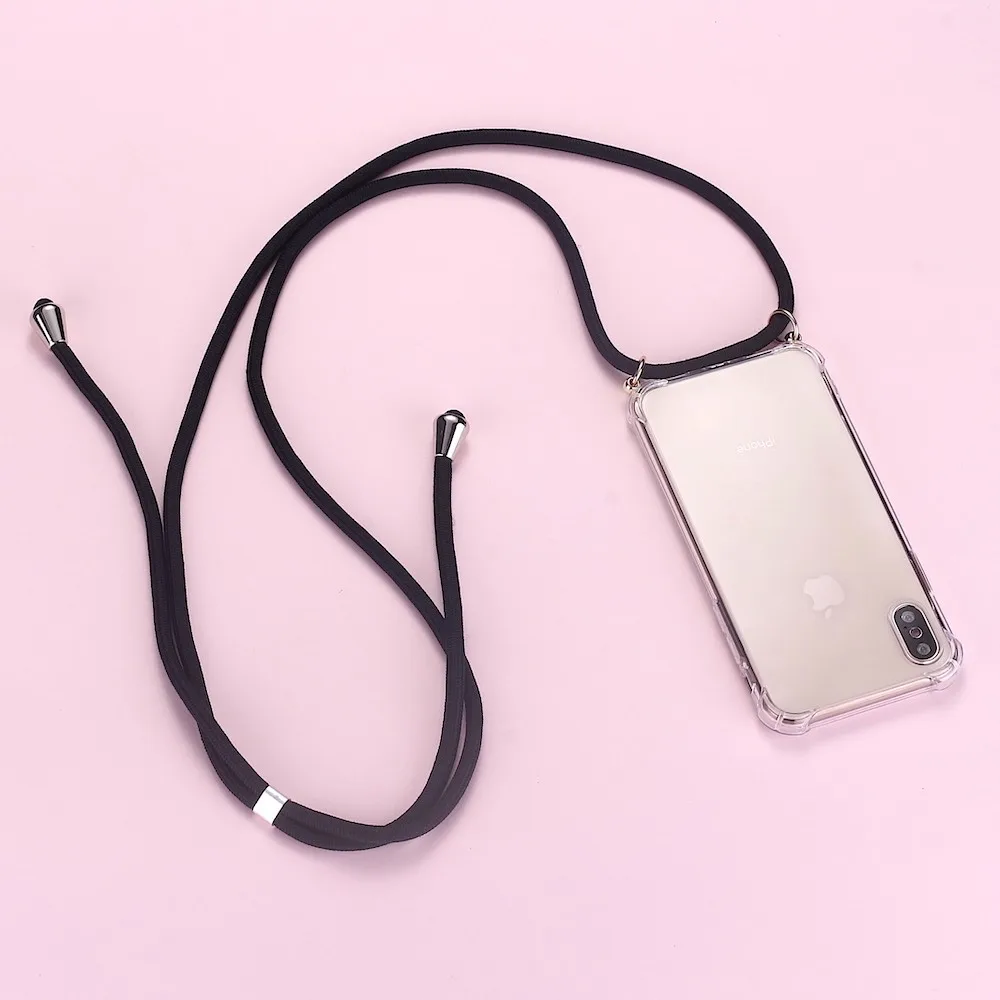 Mobile Phone Strap Cord Chain Phone Tape Necklace Lanyard Carry Cover Case Hang iPhone 14 14Pro Max 14Plus 13Pro Max