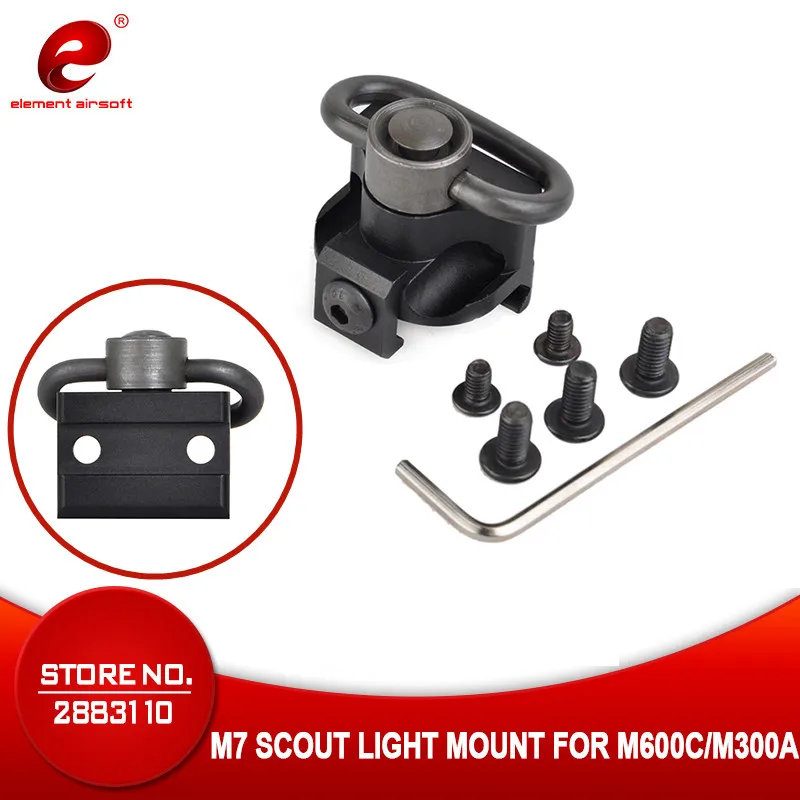 

Element M7 SCOUT Light Mount Rifle Accessories for M600C / M300A Tactical Weapon Flashlight EX257