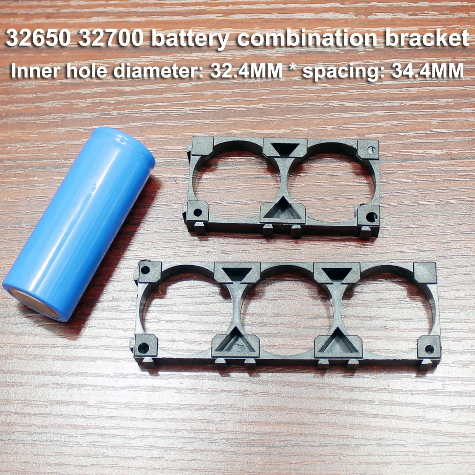 Soporte de combinación universal de batería de litio, base fija, hebilla, montaje de conexión, 10 unids/lote, 32650, 32700, 32900