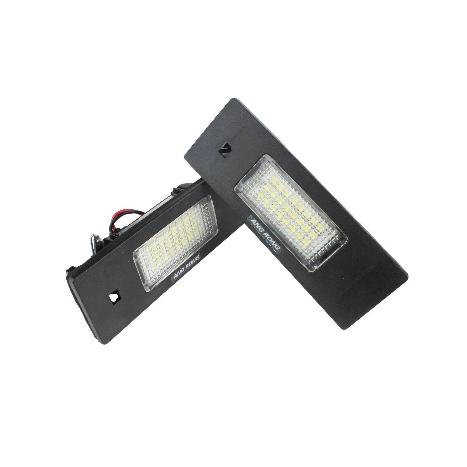 ANGRONG 2X LED Licence Number Plate Light No Error For BMW 1 6 Z-series E85 E86 E89 Z4 Mini R55 R60 R61