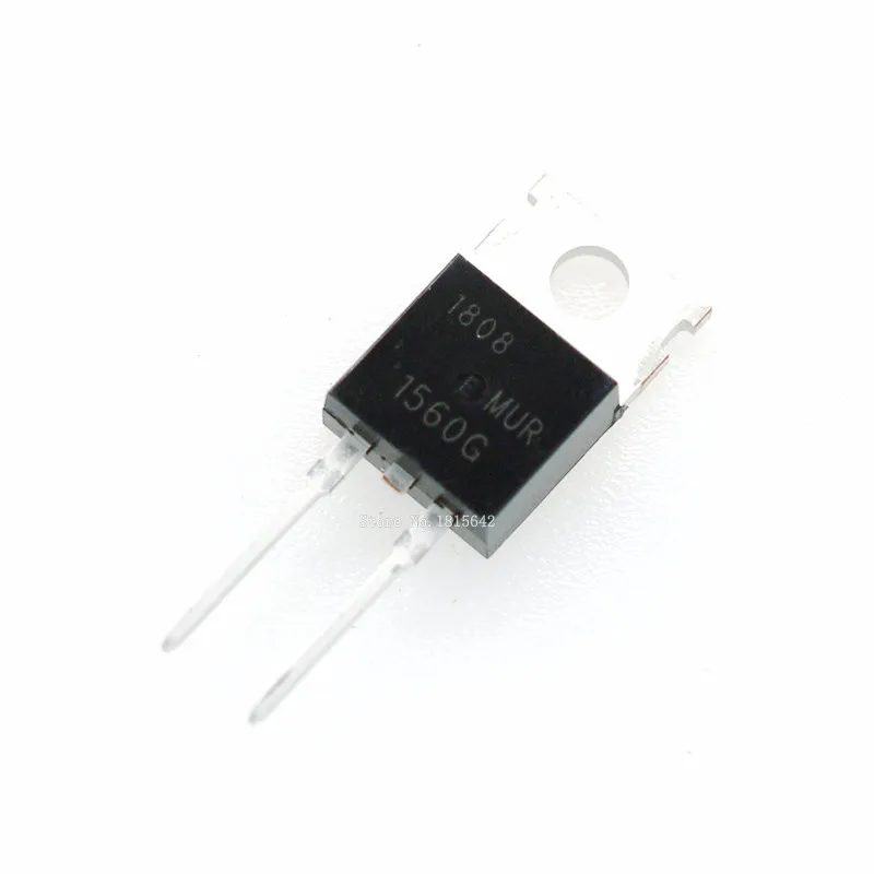 5PCS MUR1560G TO-220 MUR1560 TO220 U1560 RHRP1560 MUR1560CTG ultra fast recovery diode