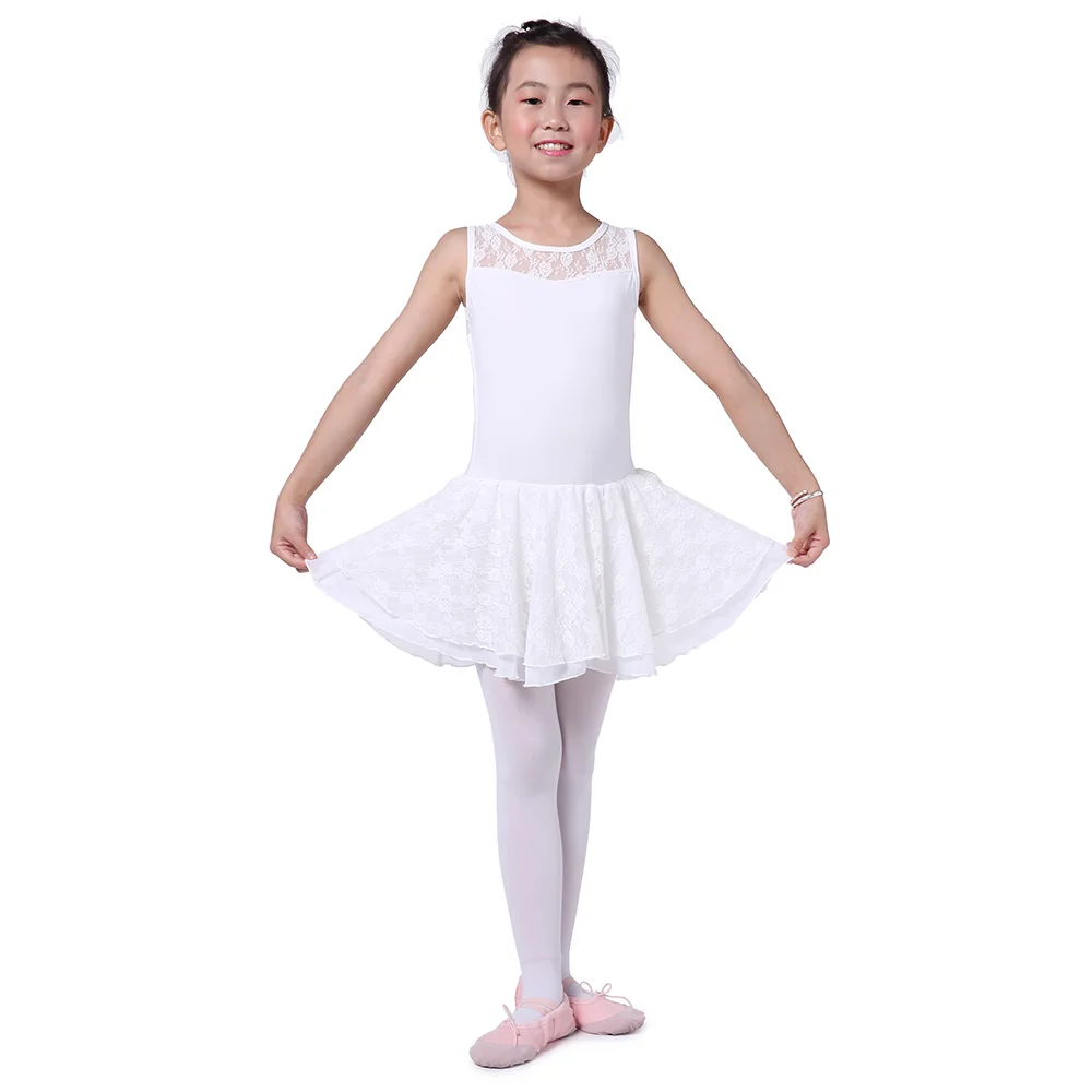 Fantasia infantil de algodão e malha de balé