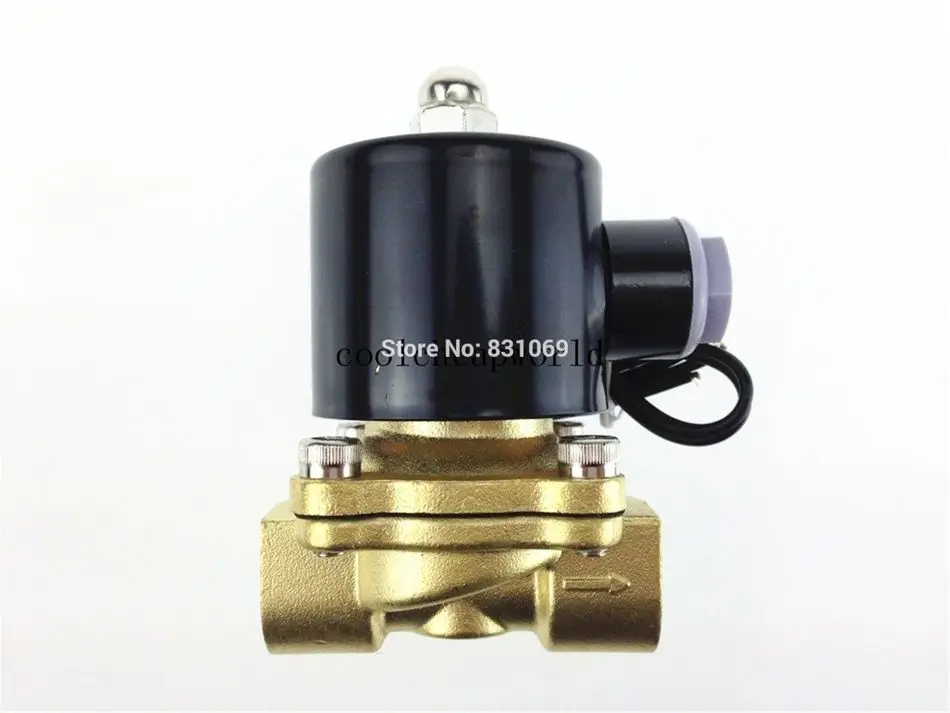 

1piece 110V AC 1/2" Electric Solenoid Valve Water Air N/C NC Normal Close