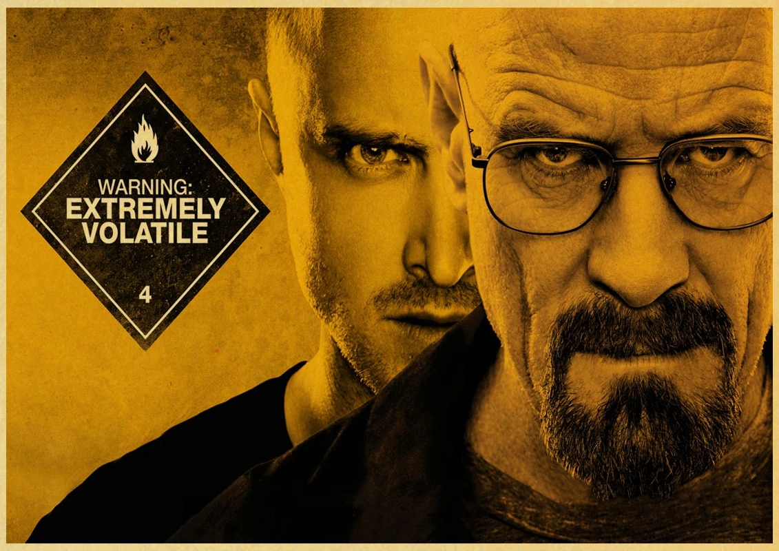 Breaking Bad Poster Kraft paper Retro Poster High Quality Painting Wall Decoration