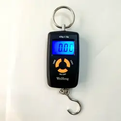 45kg Double Precision Portable Electronic Scale 45Kg 5g Travel Luggage Fishing Hook Scales Blue Backlit Kitchen Pocket Steelyard