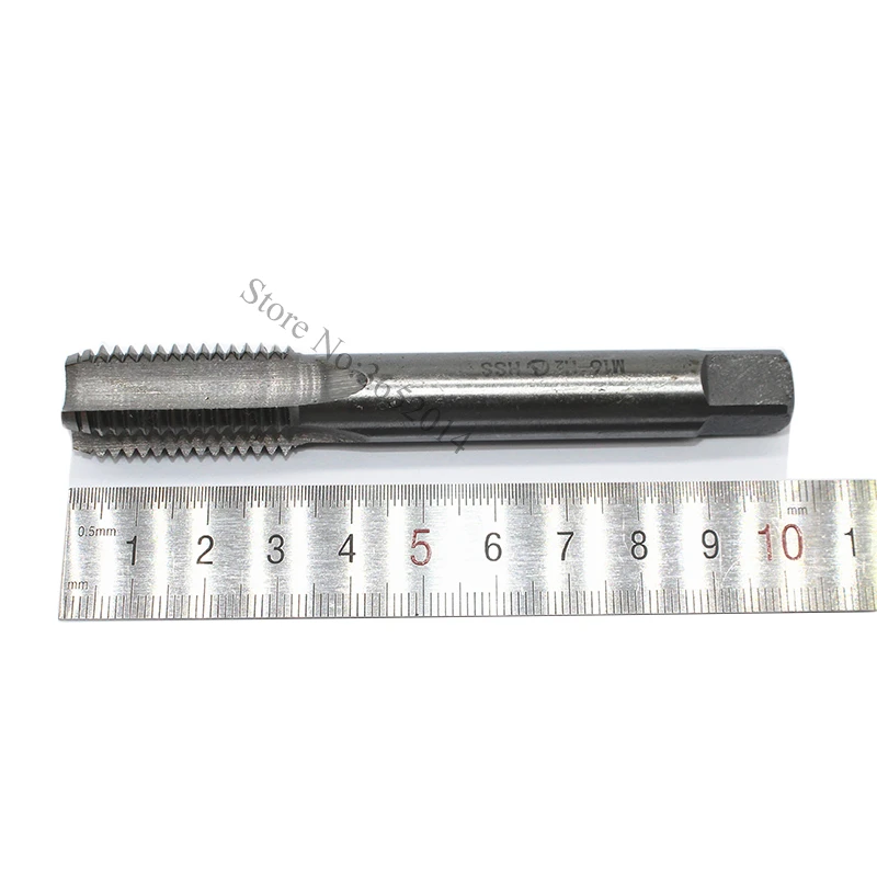 1PC M16 HSS Tap Straight Flute Machine Screw Tap M16X1 M16X1.25 M16X1.5 M16X1.75 Right Thread Metric Tap Drill Machine MetalTool