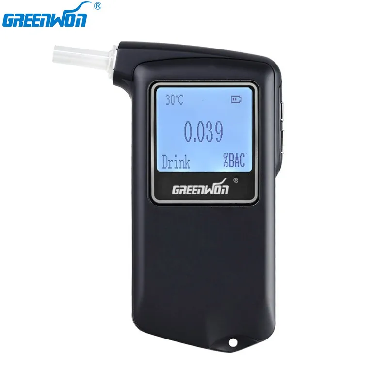 

GREENWON 2.0 Bluetooth Alcohol Breathalyser with mini thermal printer, share fuel cell sensor breathalyzer with memory