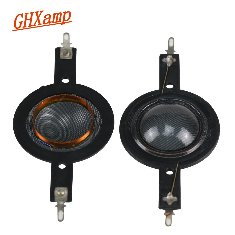 GHXAMP 25.4mm Dome Tweeter Voice Coil Transparent Silk Film Horn Tweeter Diaphragm Driver 25 Core Treble 6OHM 8OHM DIY