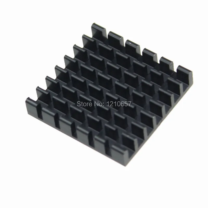 500 pieces lot 25x25x5mm Aluminum Heatsink for Chip GPU VGA RAM LED IC Radiator Cooling