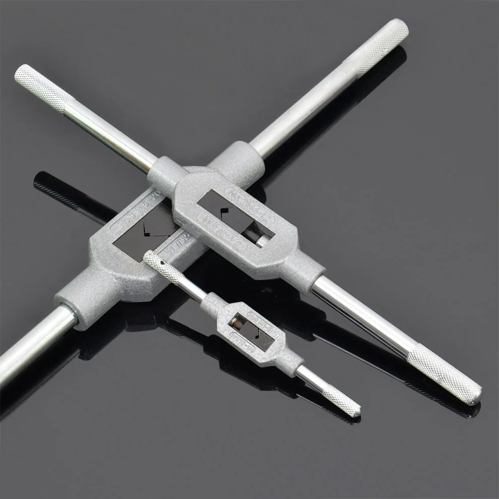 HSS Tap Wrench for Hand Using Adjustable Hand Tool Multiple Size