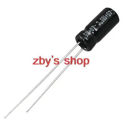 100 Pcs 4.7uF 50V 105C Polarized Electrolytic Capacitors 5x11mm