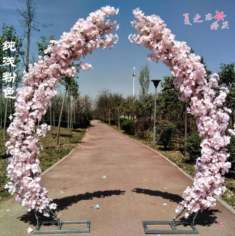 

Customized Cherry Blossom Gate Cherry Blossom Road Leads Moon Road Leads Cherry Blossom Arch Frame of Huamen Cherry Blossom