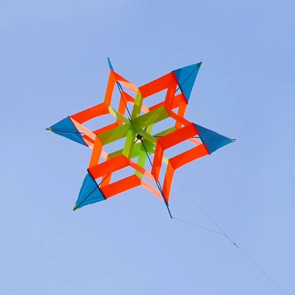 New Arrive New Style 3D Flower Kite With Handle & Line Good Flying