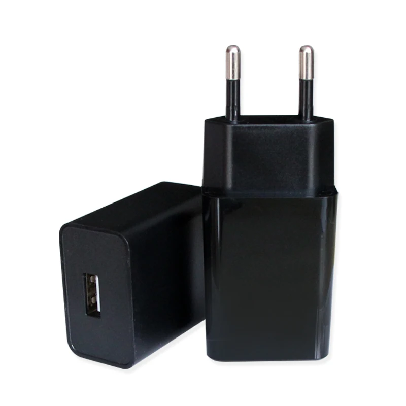 2019 الوافدين الجدد الأوروبي USB محول الطاقة الاتحاد الأوروبي التوصيل الجدار شاحن السفر 1 منافذ USB 5V1A 5V2A الهاتف المحمول مايكرو بيانات الشحن