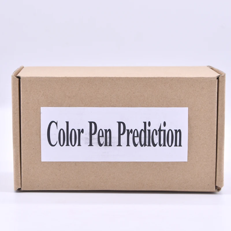 Color Pen Prediction with Leather Pen Holder Magic Tricks Magician Stage Close Up Illusion Accessory Gimmick Mentalism Fun Magia