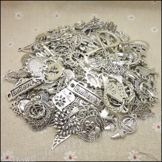 Free shipping!Hot 120-250 type Fashion charm Mixed 240pcs  Alloy Pendant DIY for bracelet necklace  jewelry making