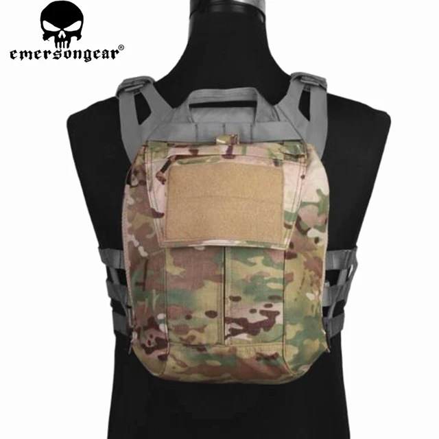 Emersongear-Tactical Pack Zip-on Panel Multicam Plate Carrier, Back Bag, Hydration Carrier dla kamizelki CPC, NCPC, JPC 2.0 AVS