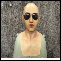 New Halloween Mask Male Silicone Mask Masquerade Masks Cosplay Top Quality Handsome Man Crossdresser Costume DHL Free Shipping