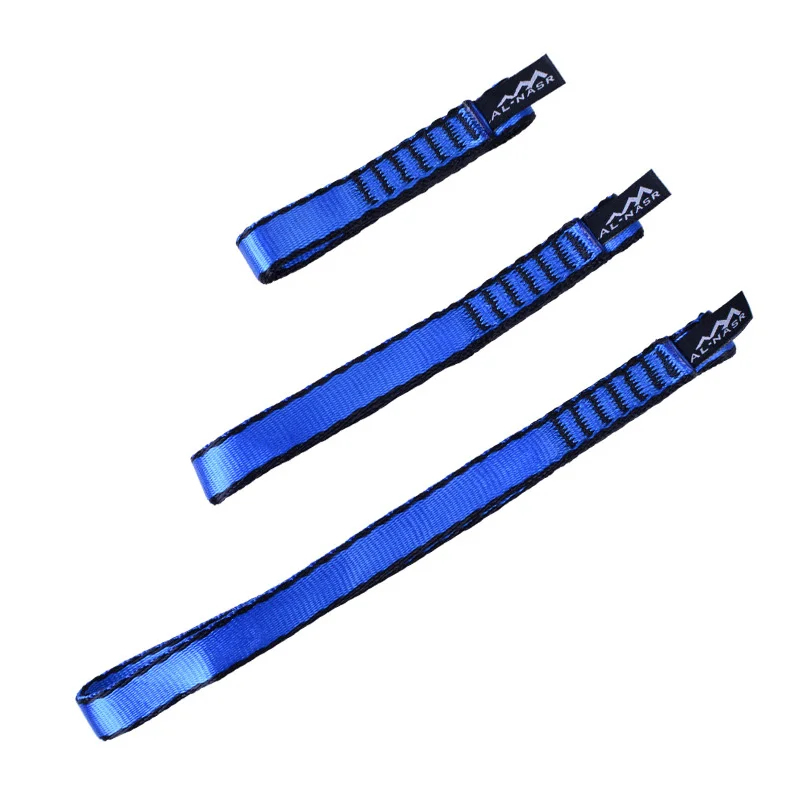 Professional Outdoor Rock Climbing Equipment Moutaineering Belt Support Protective Sling High Strength Wearable Polyester Belts