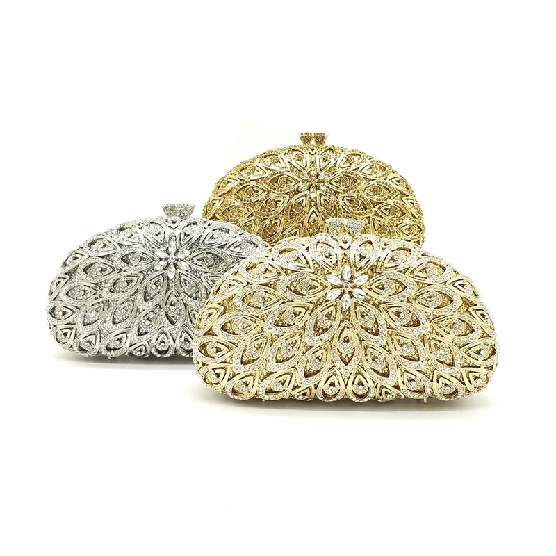 

Ladies Bridal wedding party purse elegant crystal purses wallet women evening party handbag fashion diamonds crystal clutches