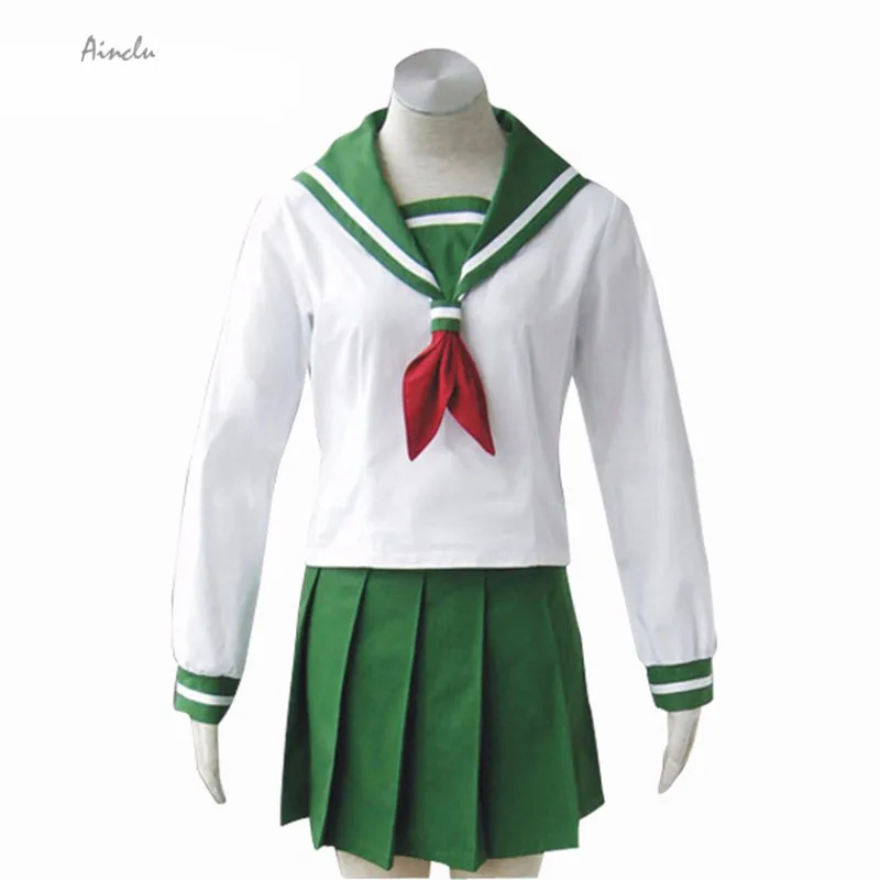 

Anime InuYasha Higurashi Kagome School Uniform Girls Sailor Dress Kawaii Outfit