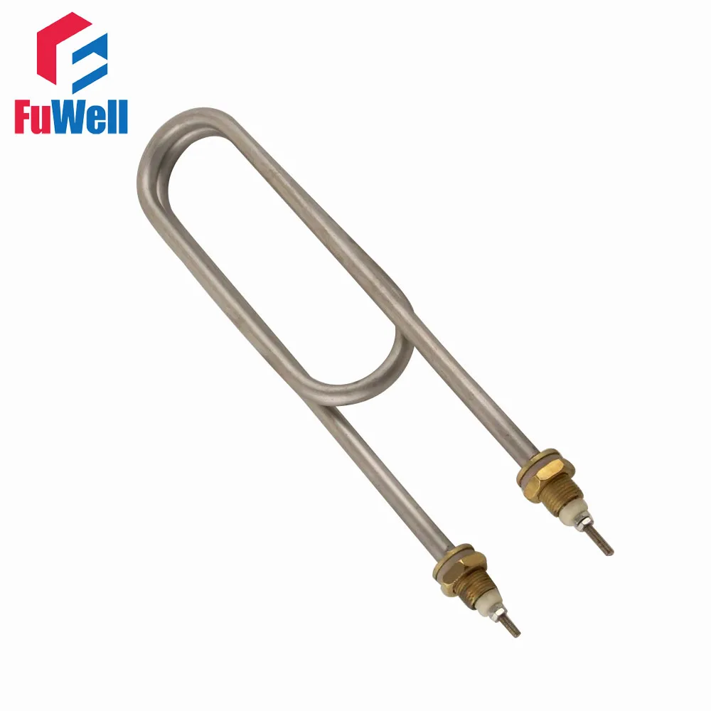 Stainless Steel Double U Shaped Heating Tube Element 220V 3KW Electric Water Heater Pipe