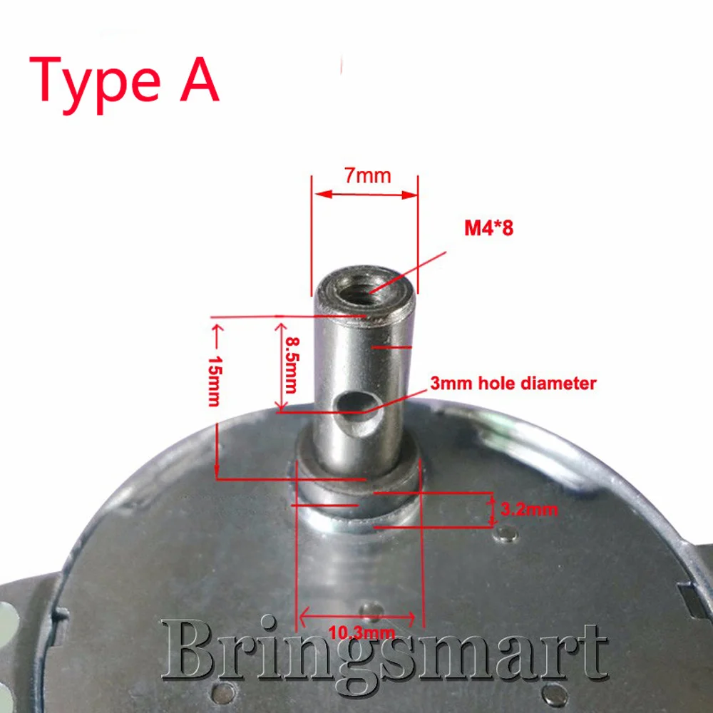 110v 220v 2.5 3 8 10 rpm Crafts Rotate Exhibition /Oscillating Fan Motor Microwave Oven Gear Motor Ac Synchronous Motor TYC-50