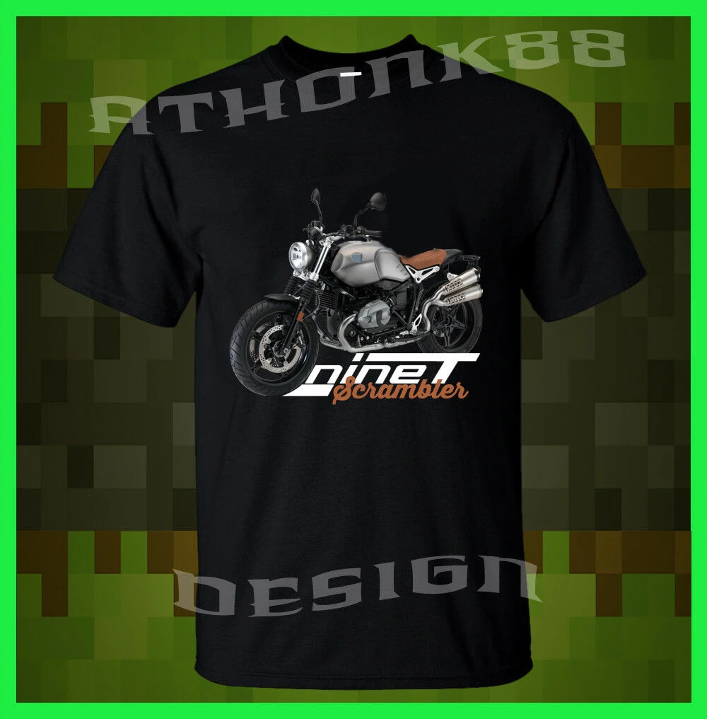 R NINE T SCRAMBLER MOTORCYCLE T-SHIRT NINE T German Motorcycle Motorrad TEE SHIRT