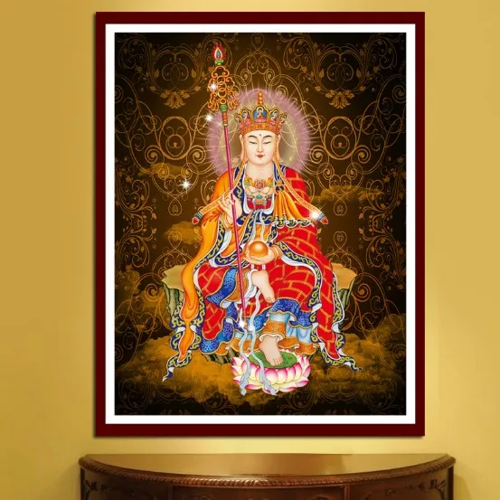 

CAMMITEVER Full Diamond Mosaic Embroidery Buddha Zen Needlework Craft Gift DIY 5D Religion Series Diamond Painting Cross Stitch