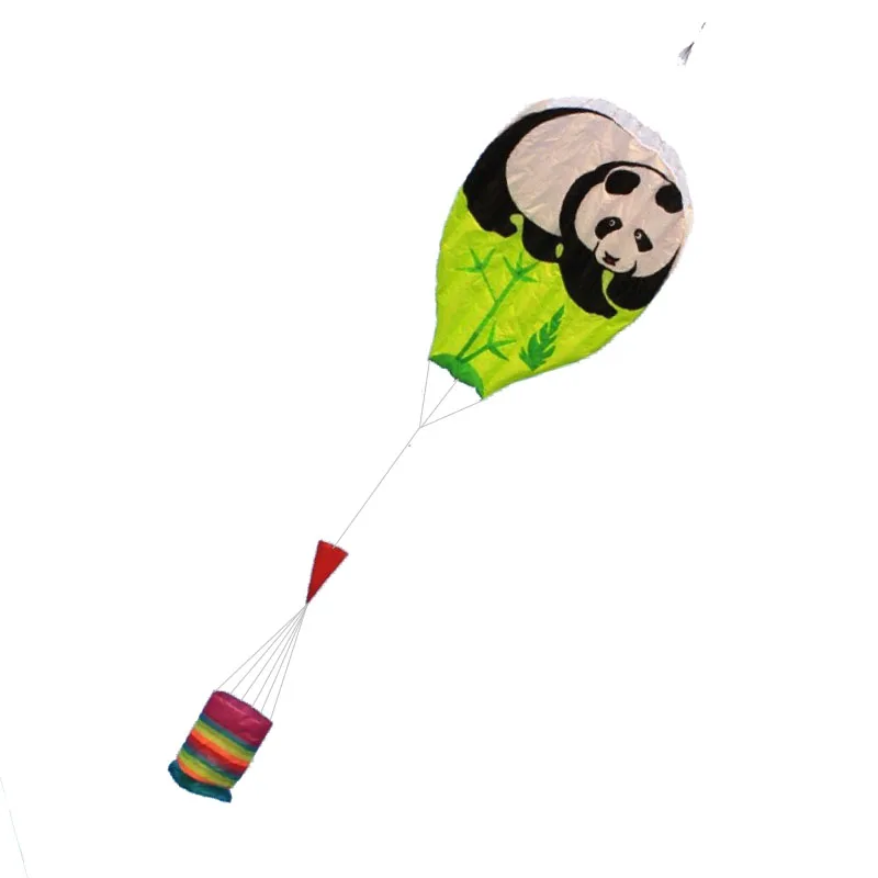 Outdoor Fun Sports 2.5m Power Panda Software Kite  /Cartoon Kites With String And Handle Good Flying