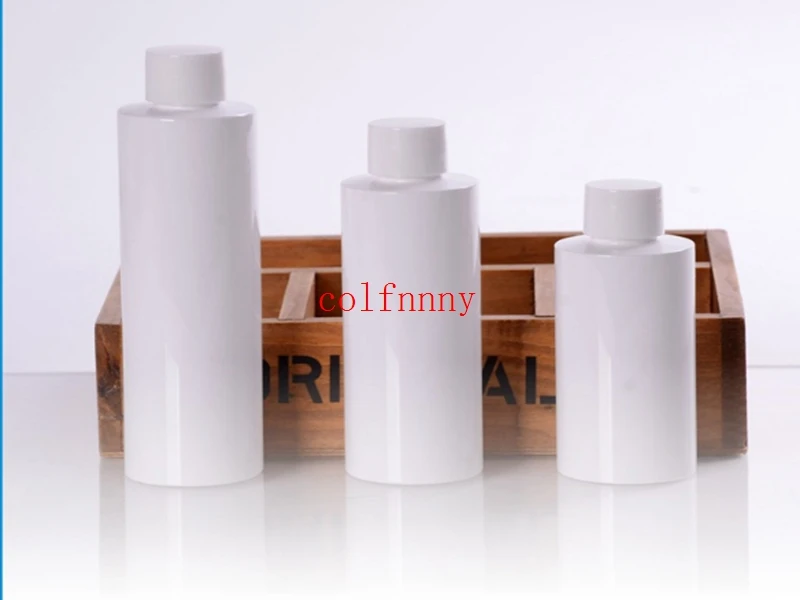 Fast Shipping 120ml 160ml 200ml white/Aluminum cap bottle, bath foam liquid shampoo emulsion bottle