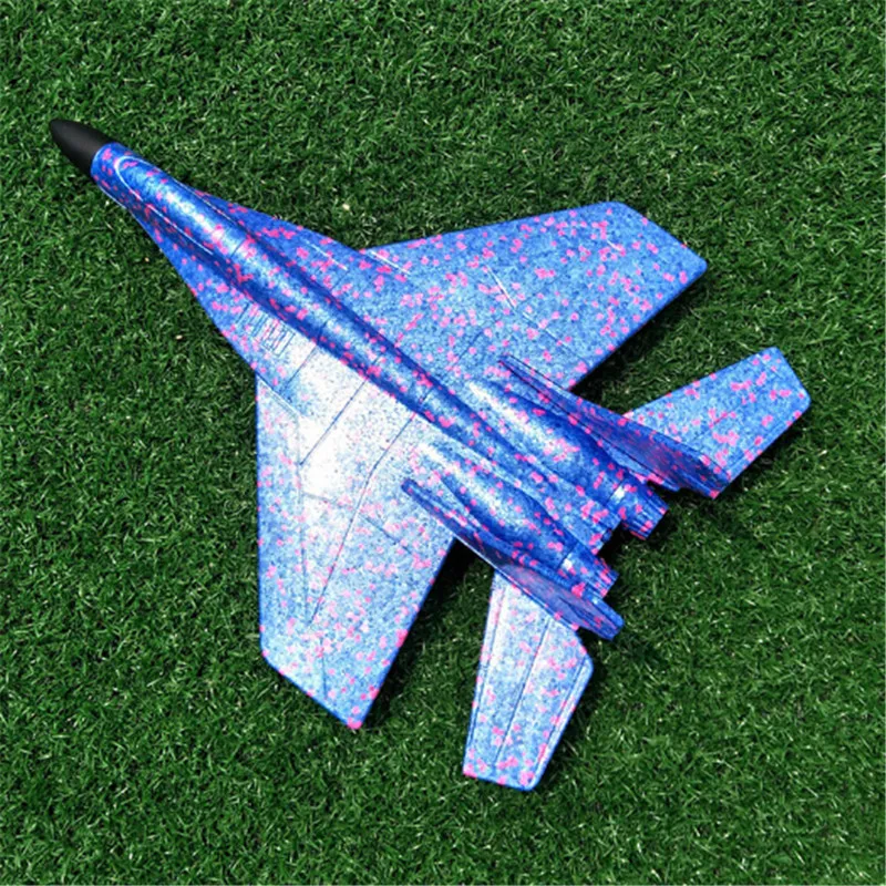 436*320mm Plane Model Outdoor Fun Toys hand throwing glider fighter Glider Aircraft Inertial Foam EPP Airplane New Children Toy